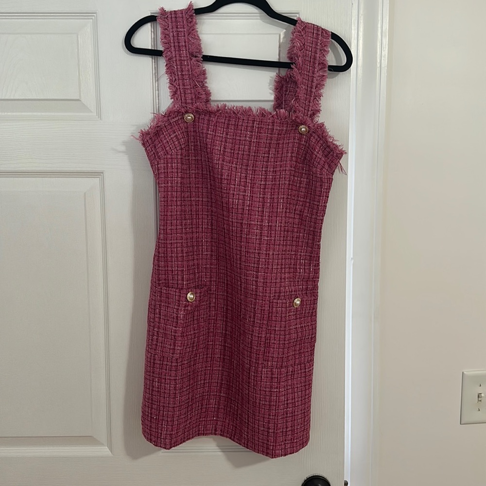Pink mini dress never worn!